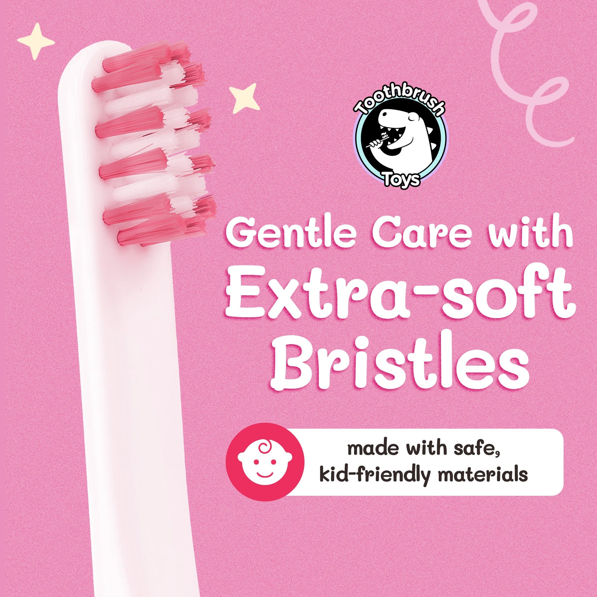 My Store mermaid toothbrush for kids with extra-soft bristles and safe kid-friendly materials