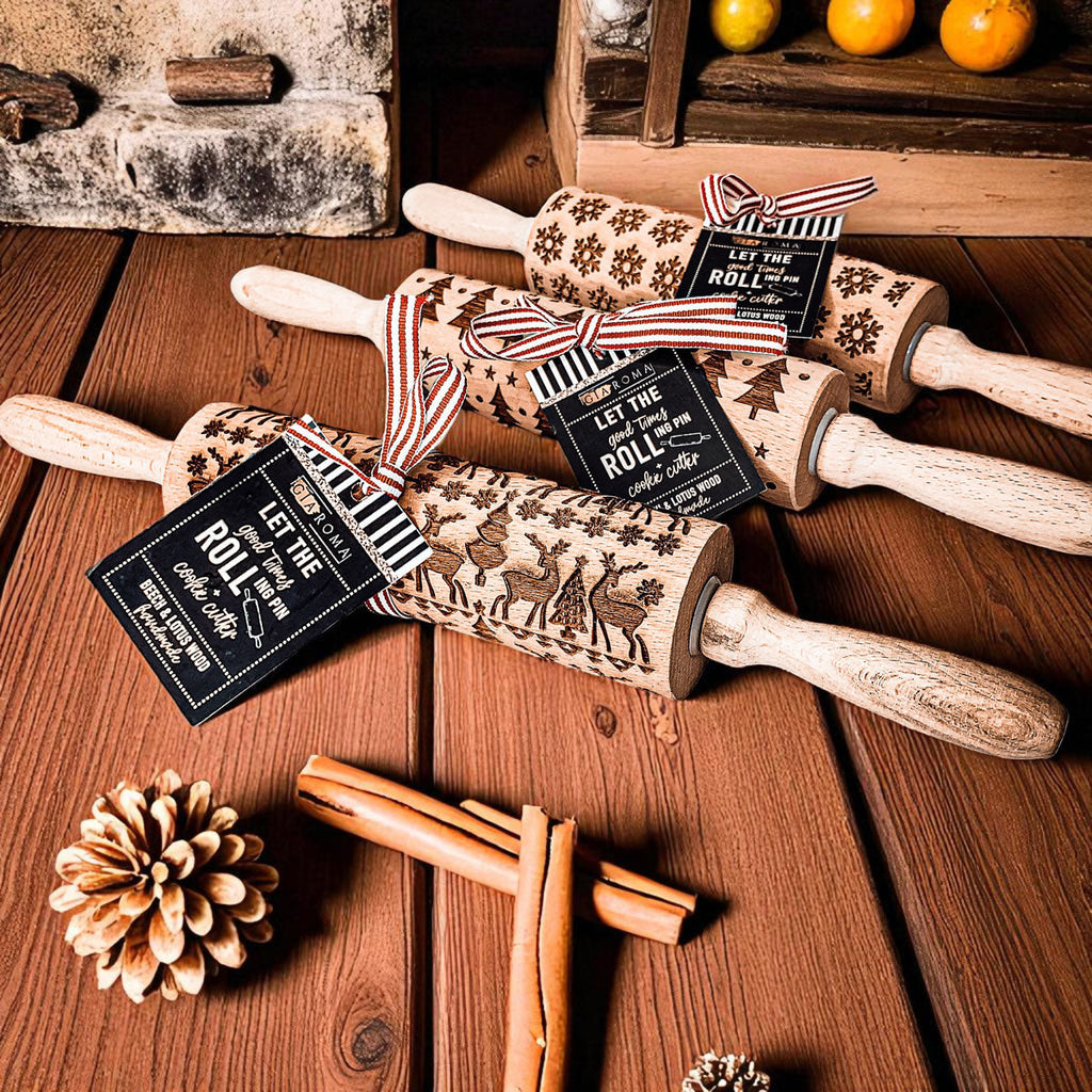 Christmas Rolling Pin Set | 10 Styles by Gia Roma