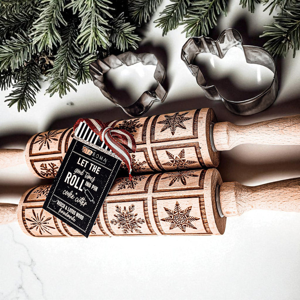 Christmas Rolling Pin Set | 10 Styles by Gia Roma