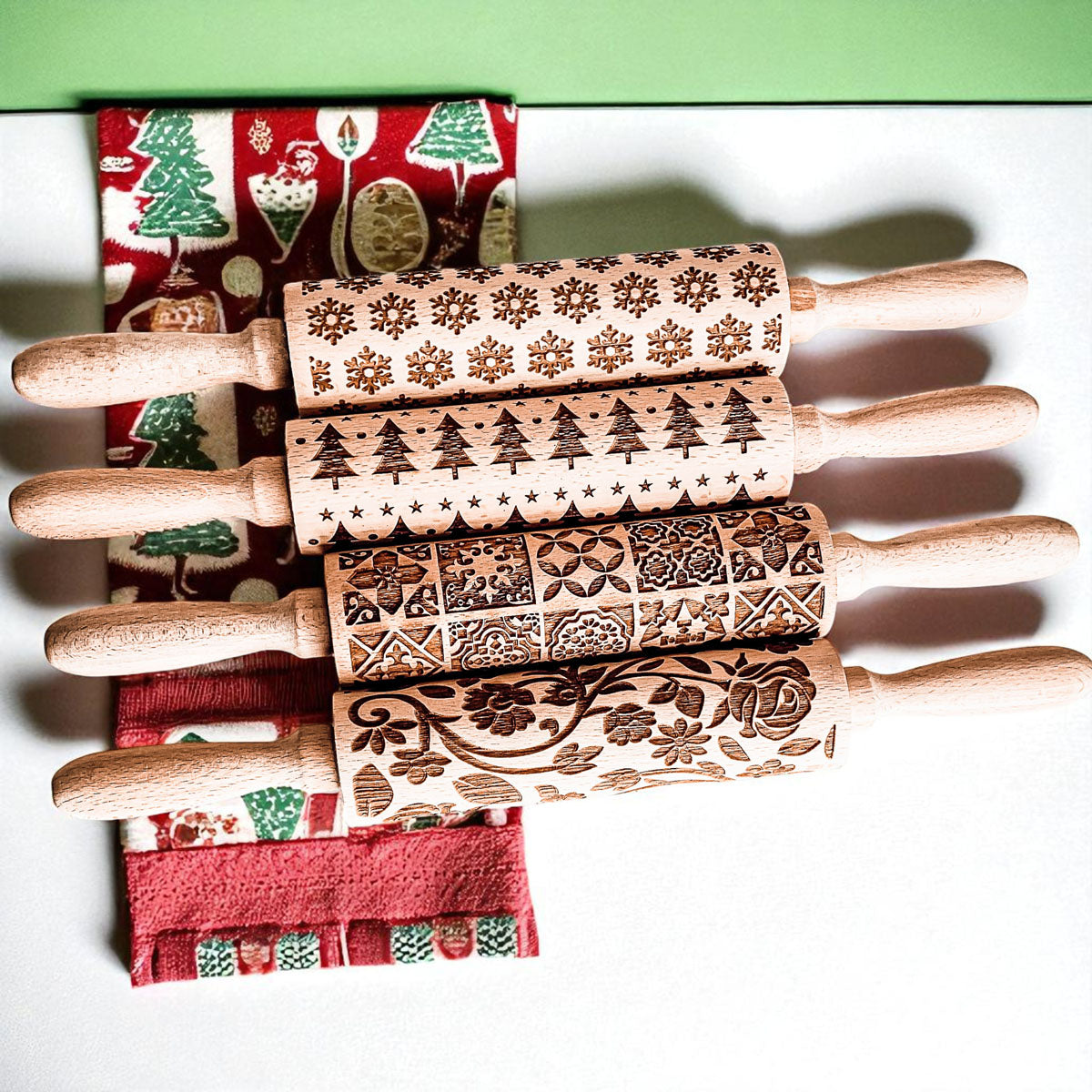 Christmas Rolling Pin Set | 10 Styles by Gia Roma