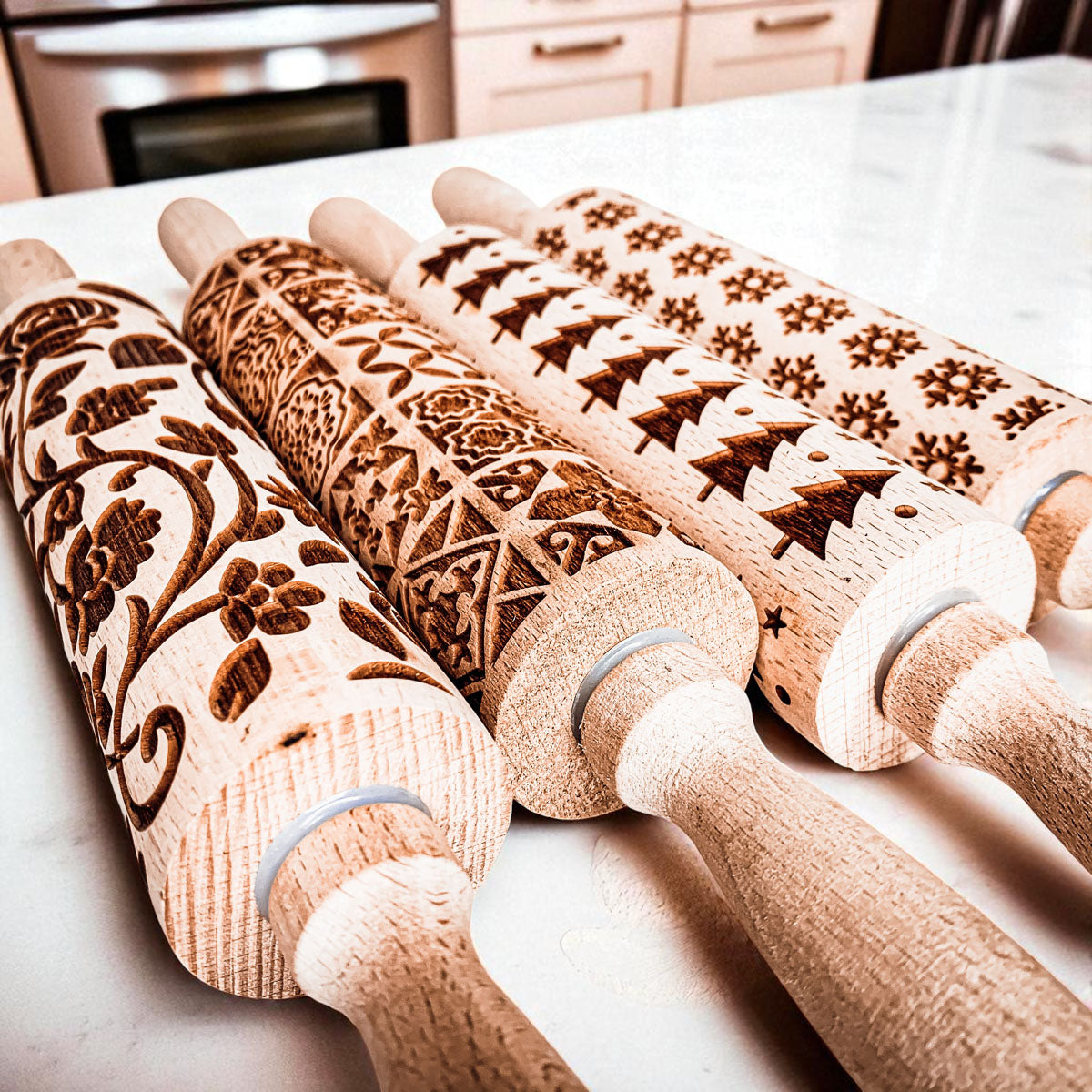 Christmas Rolling Pin Set | 10 Styles by Gia Roma