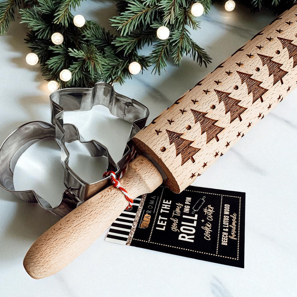 Christmas Rolling Pin Set | 10 Styles by Gia Roma
