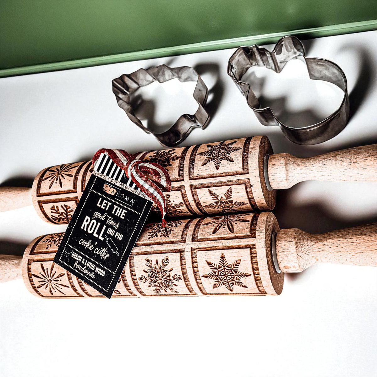 Christmas Rolling Pin Set | 10 Styles by Gia Roma