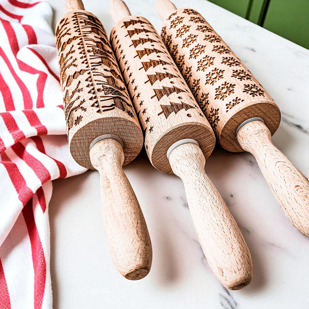 Christmas Rolling Pin Set | 10 Styles by Gia Roma