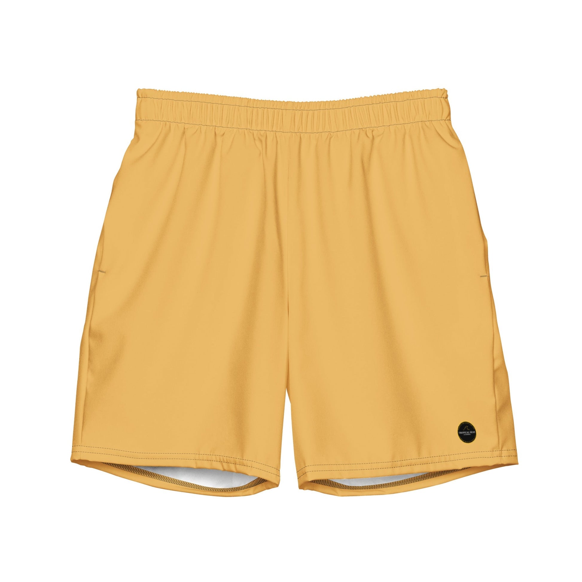 Men's Gold Eco Board Shorts - Sustainable Swimwear from Tropical Seas Clothing 