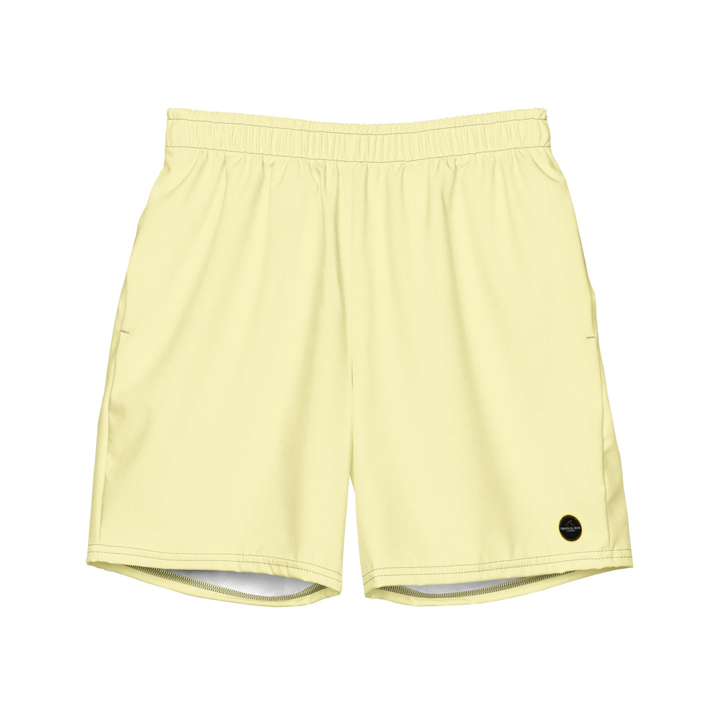 Men's Yellow Eco Board Shorts - Sustainable Swimwear from Tropical Seas Clothing 