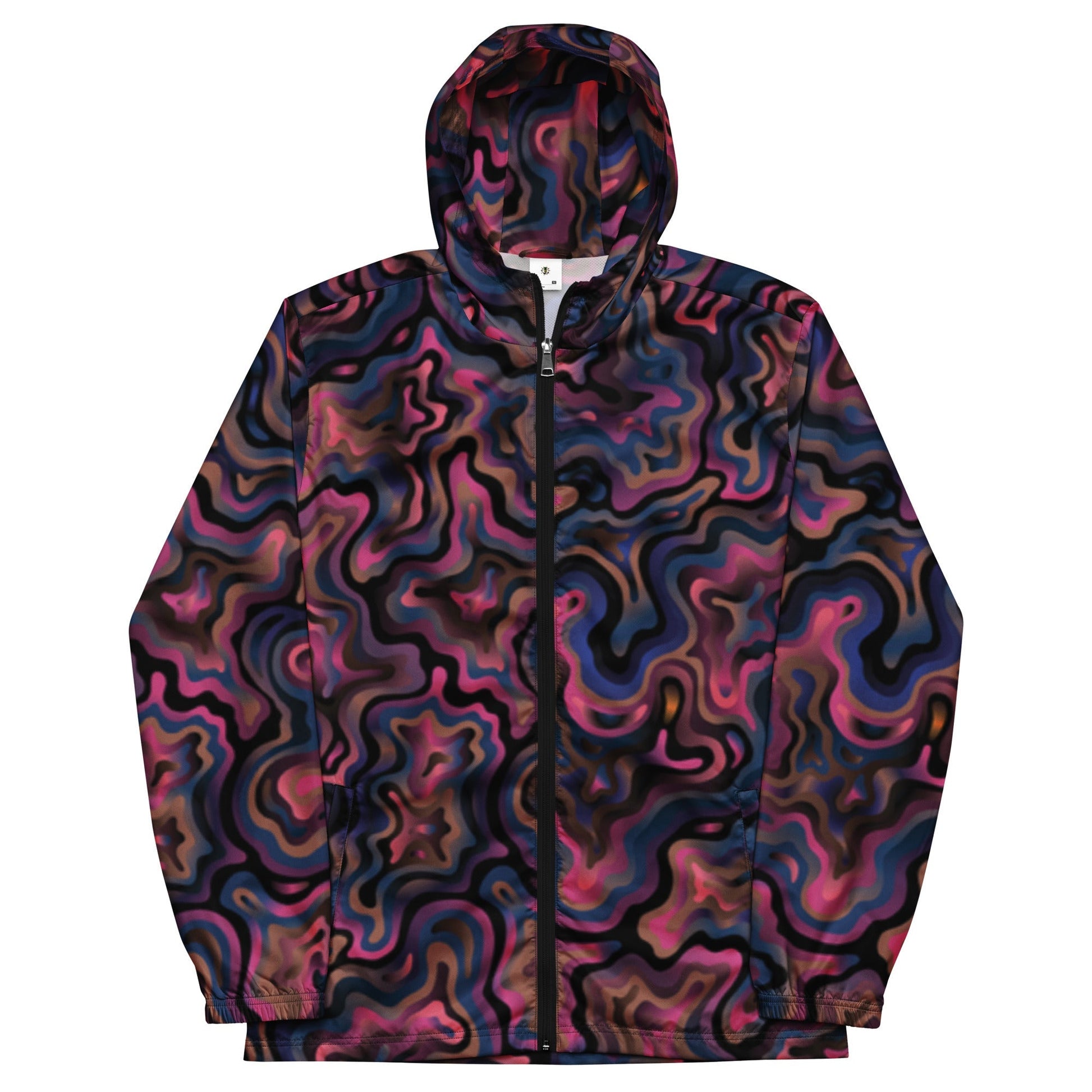 Men’s Tropical Florescent Windbreaker - Sustainable Jacket from Tropical Seas Clothing 