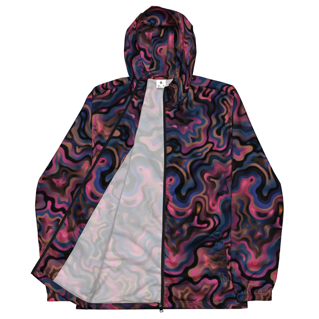 Men’s Tropical Florescent Windbreaker - Sustainable Jacket from Tropical Seas Clothing 