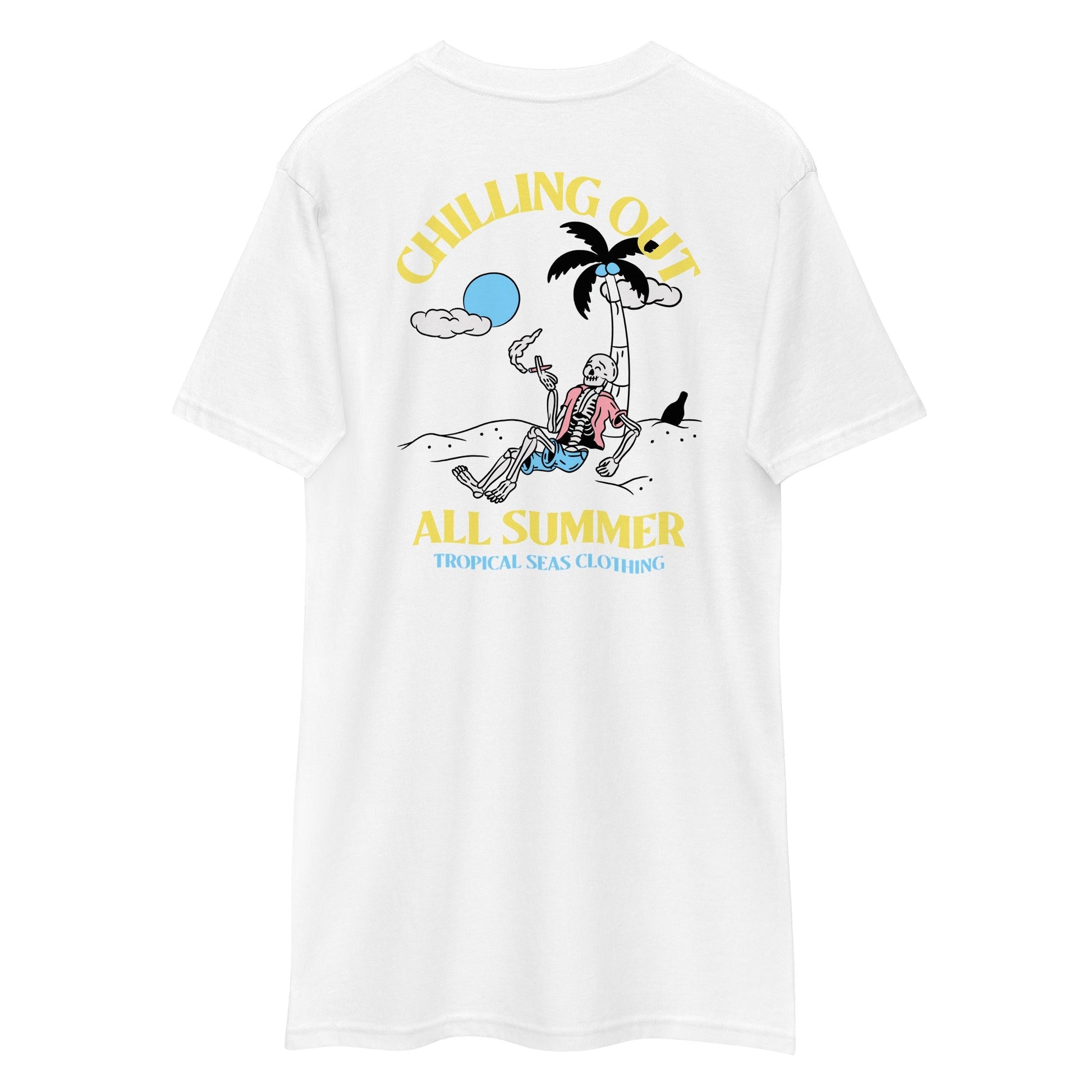 Men's Premium Chill Summer Tropical T-shirt - Sustainable Shirts & Tops from Tropical Seas Clothing 