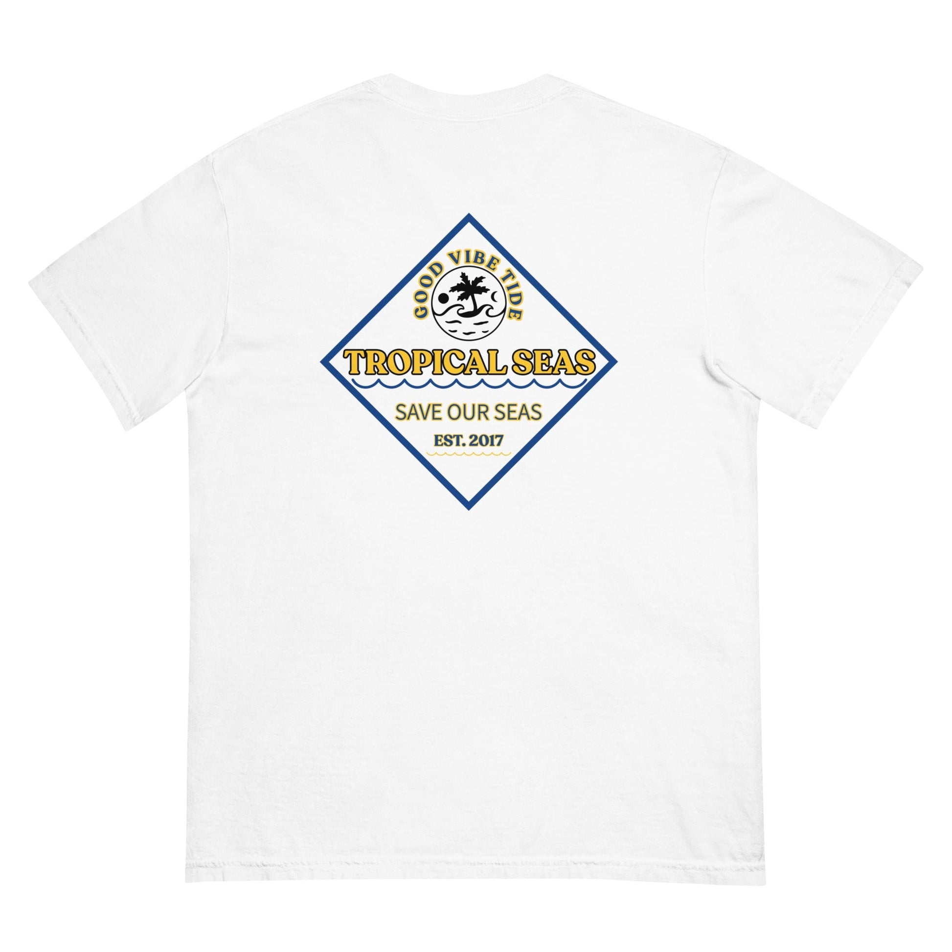Men's Beachy Days T-shirt - Sustainable Shirts & Tops from Tropical Seas Clothing 