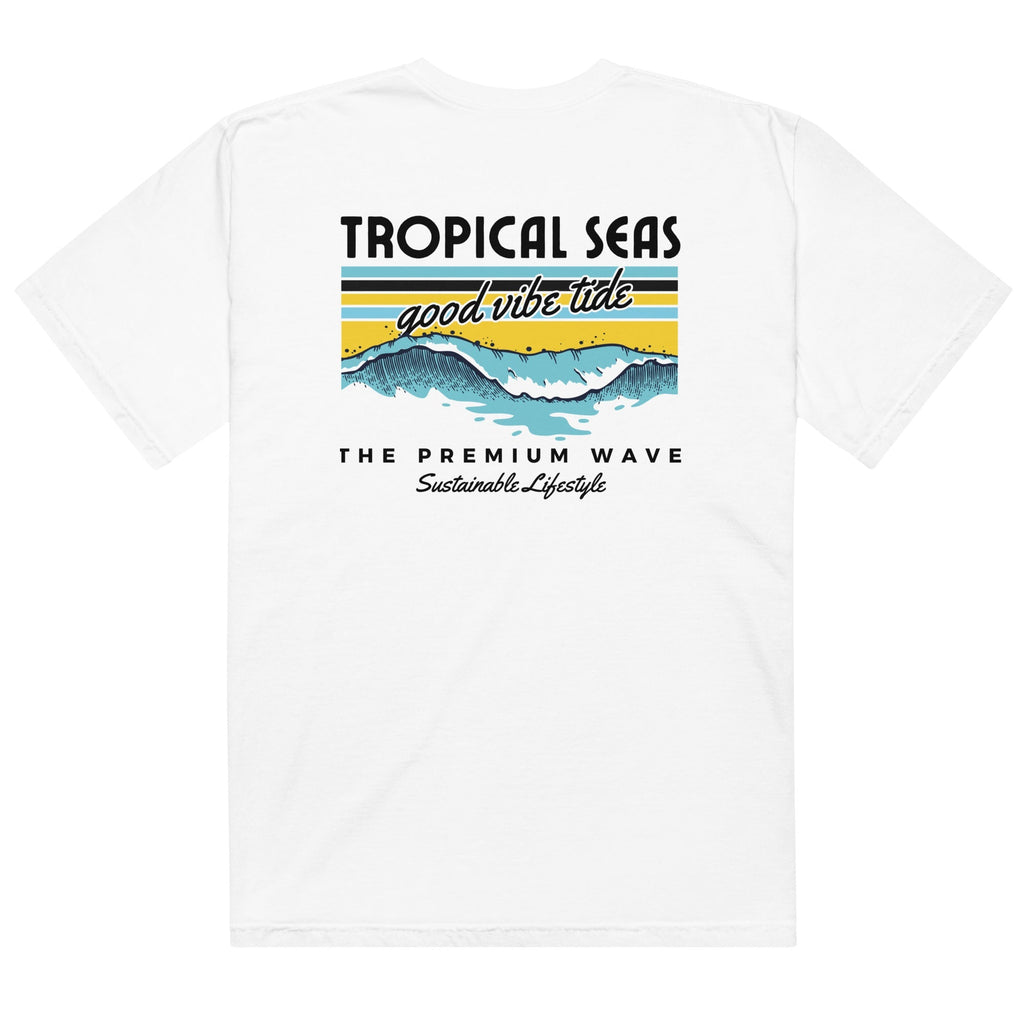 Men’s Premium Wave Heavyweight T-shirt - Sustainable T-shirt from Tropical Seas Clothing 