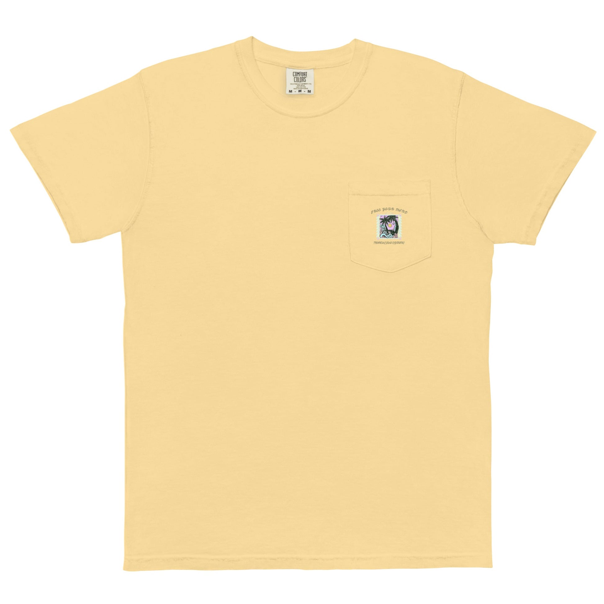 Men's Free Your Mind pocket t-shirt - Sustainable T-shirt from Tropical Seas Clothing 