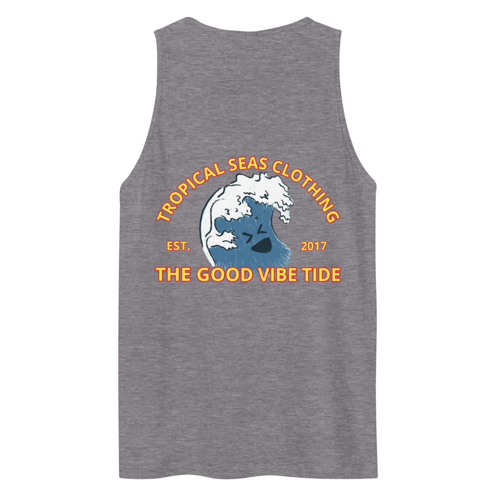 Men’s Premium Kookie Wave Tank Top - Sustainable Tank Top from Tropical Seas Clothing 
