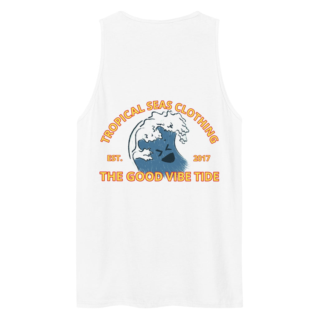 Men’s Premium Kookie Wave Tank Top - Sustainable Tank Top from Tropical Seas Clothing 