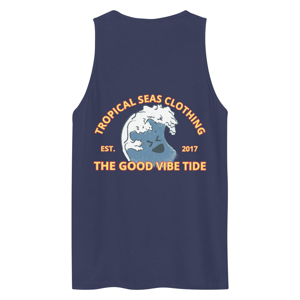 Men’s Premium Kookie Wave Tank Top - Sustainable Tank Top from Tropical Seas Clothing 