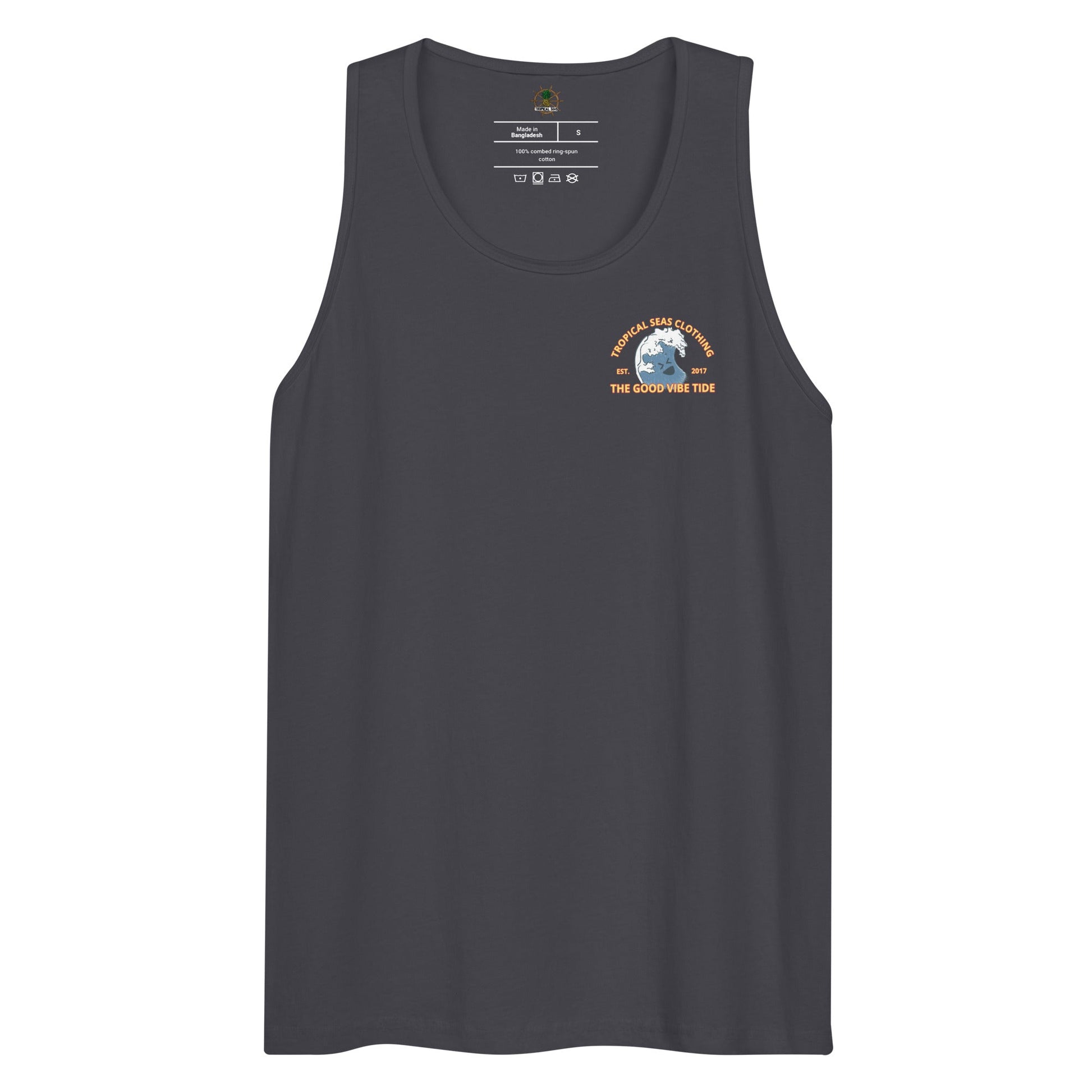 Men’s Premium Kookie Wave Tank Top - Sustainable Tank Top from Tropical Seas Clothing 