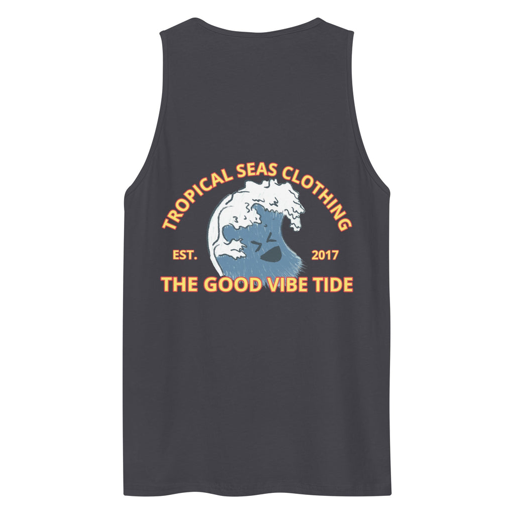 Men’s Premium Kookie Wave Tank Top - Sustainable Tank Top from Tropical Seas Clothing 