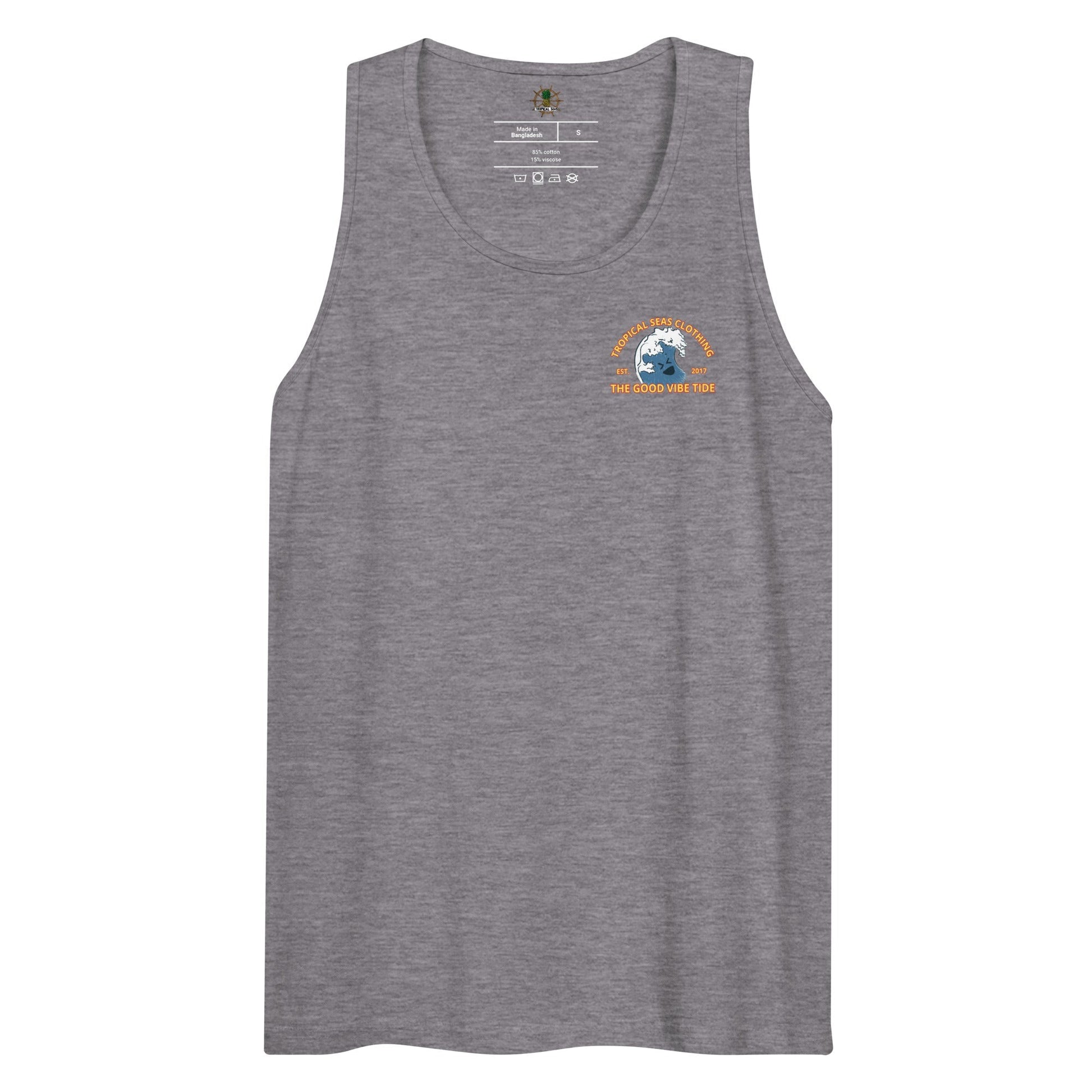 Men’s Premium Kookie Wave Tank Top - Sustainable Tank Top from Tropical Seas Clothing 