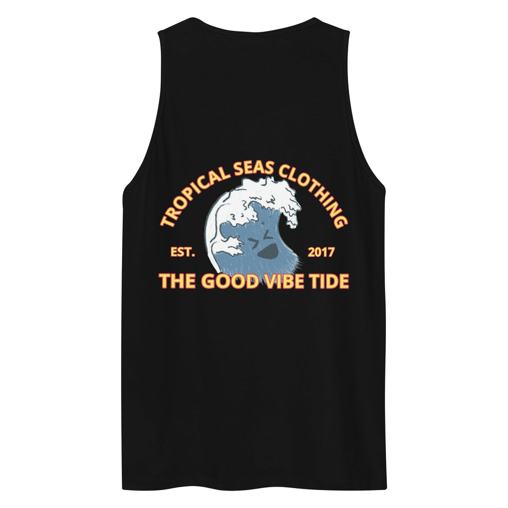 Men’s Premium Kookie Wave Tank Top - Sustainable Tank Top from Tropical Seas Clothing 