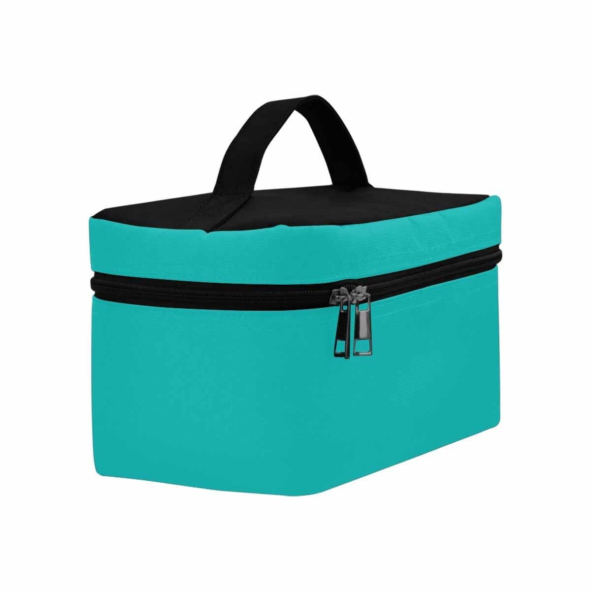 Cosmetic Bag - Greenish Blue Travel Case - Bags/Cosmetic Bags