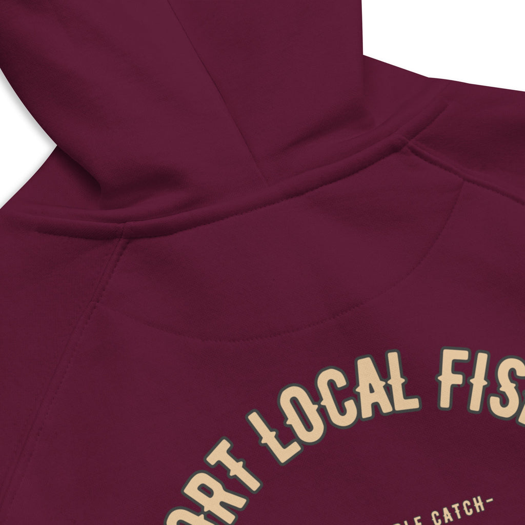 Men's Support Local Fisheries Tuna Eco Raglan Hoodie - Sustainable Hoodie from Tropical Seas Clothing 