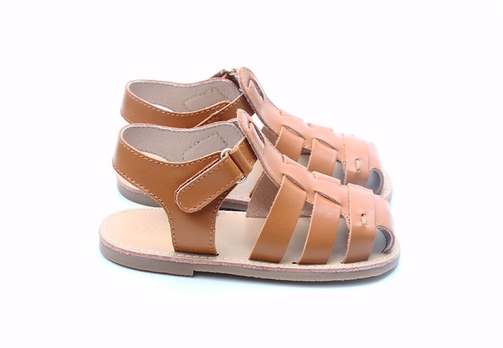 Genuine Leather Sandals for Kids- Venetian by ozznekshoes