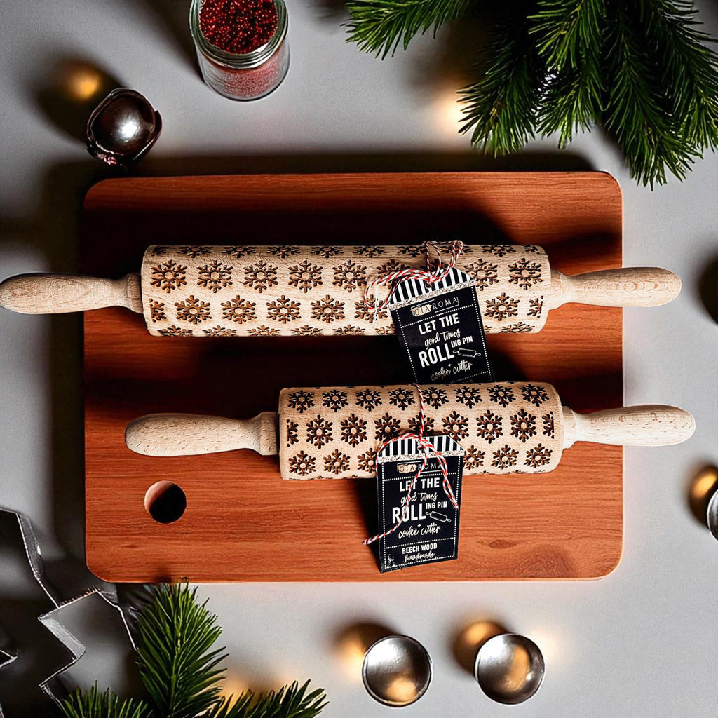 Christmas Rolling Pin Set | 10 Styles by Gia Roma