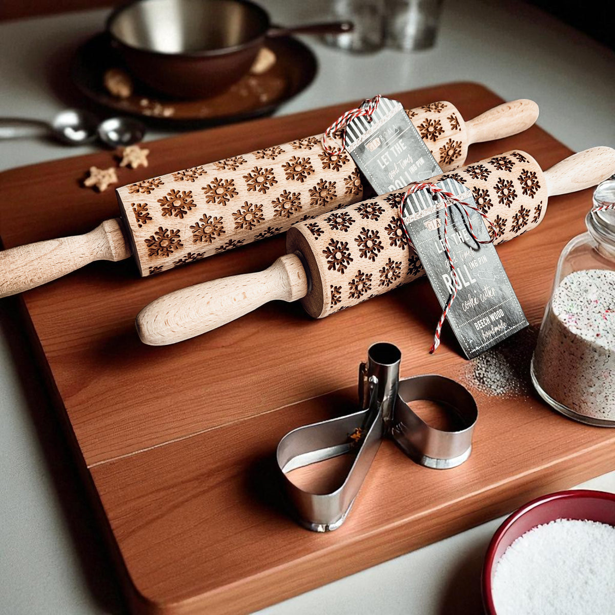 Christmas Rolling Pin Set | 10 Styles by Gia Roma