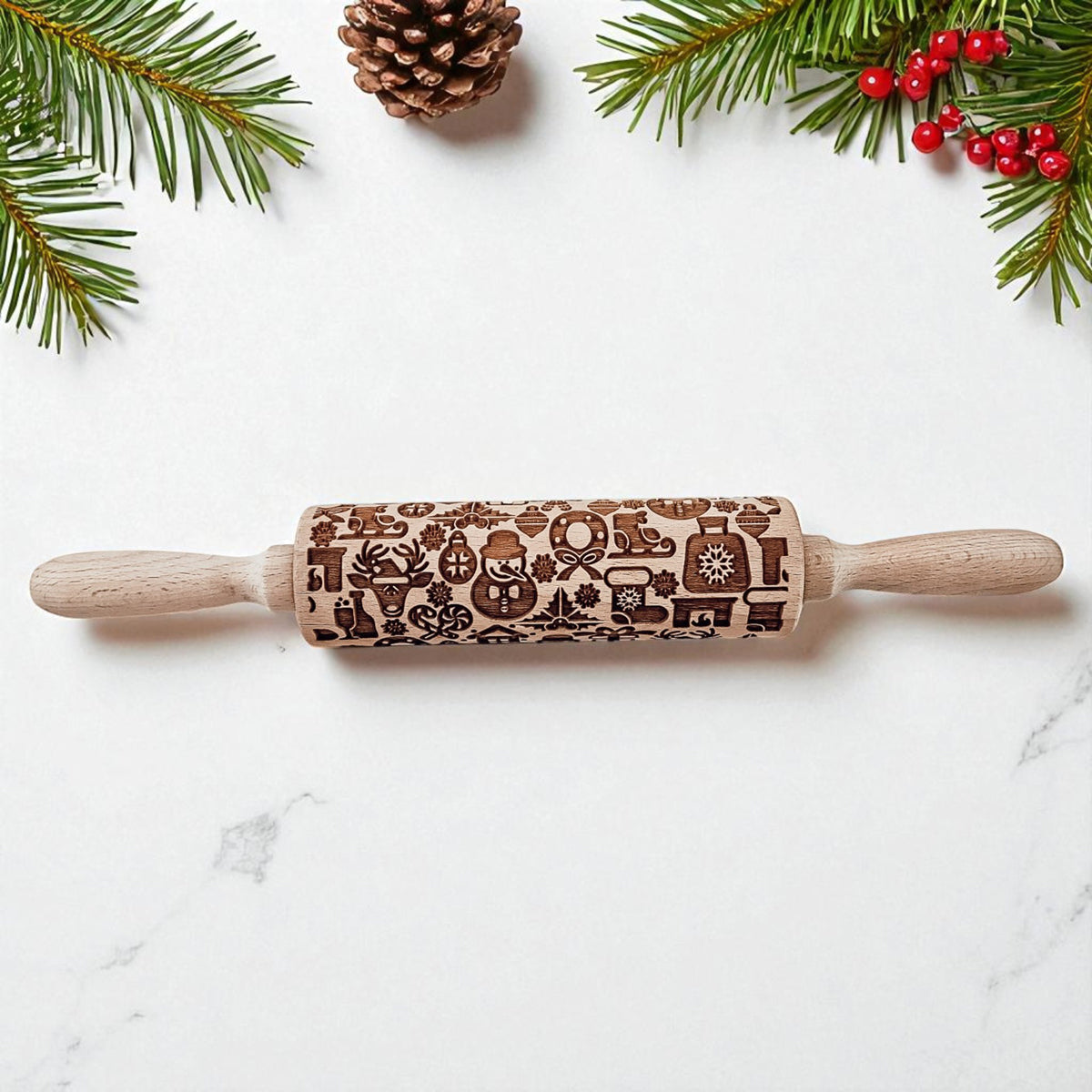 Christmas Rolling Pin Set | 10 Styles by Gia Roma