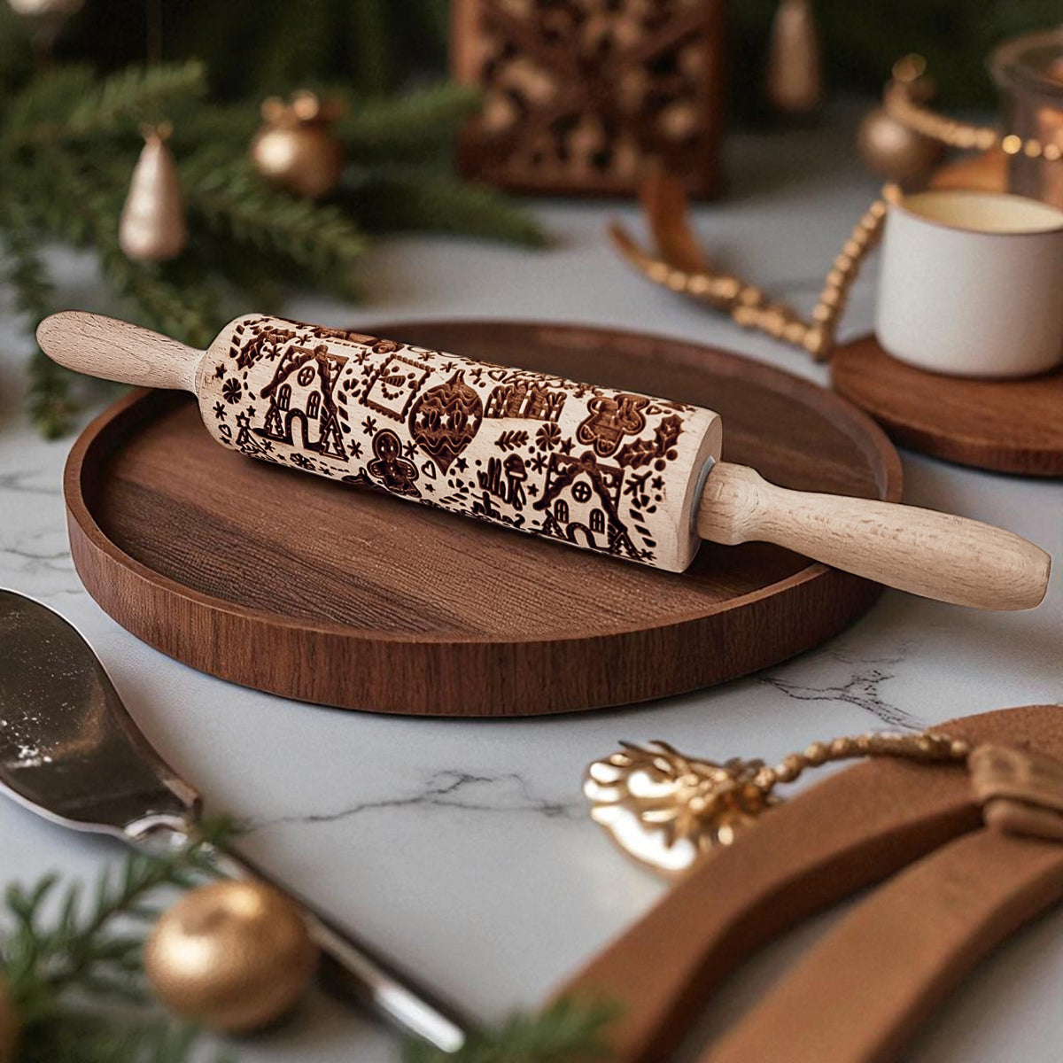 Christmas Rolling Pin Set | 10 Styles by Gia Roma