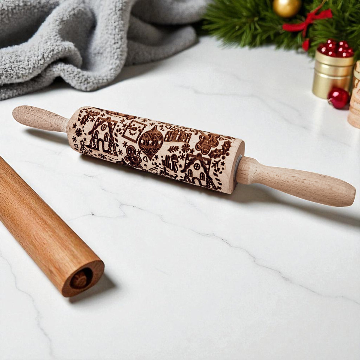 Christmas Rolling Pin Set | 10 Styles by Gia Roma