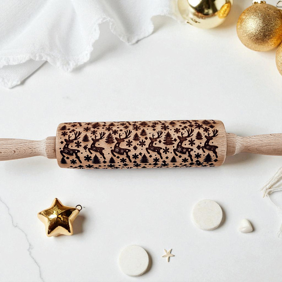 Christmas Rolling Pin Set | 10 Styles by Gia Roma