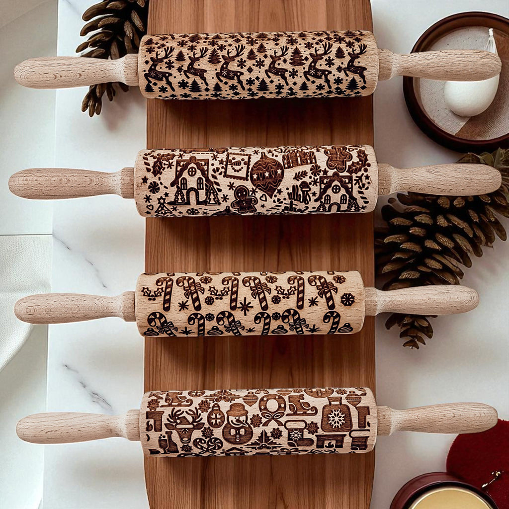 Christmas Rolling Pin Set | 10 Styles by Gia Roma